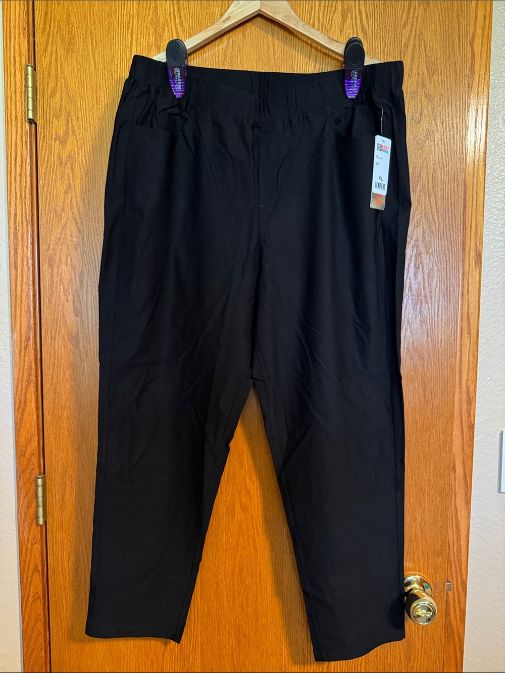 Black Pull-On Pants - Comfortable Everyday Fit